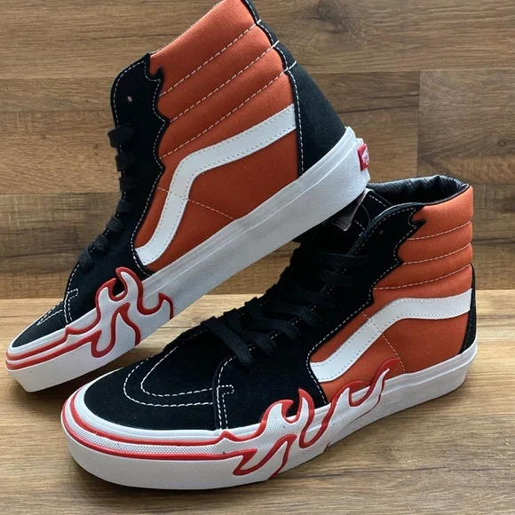 VANS SK8 HI FLAME 🔥 BRAND NEW - Picture 2 of 8